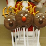 Chocolate Covered Oreo Reindeer Pops