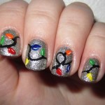 Christmas Lights Nail Tutorial