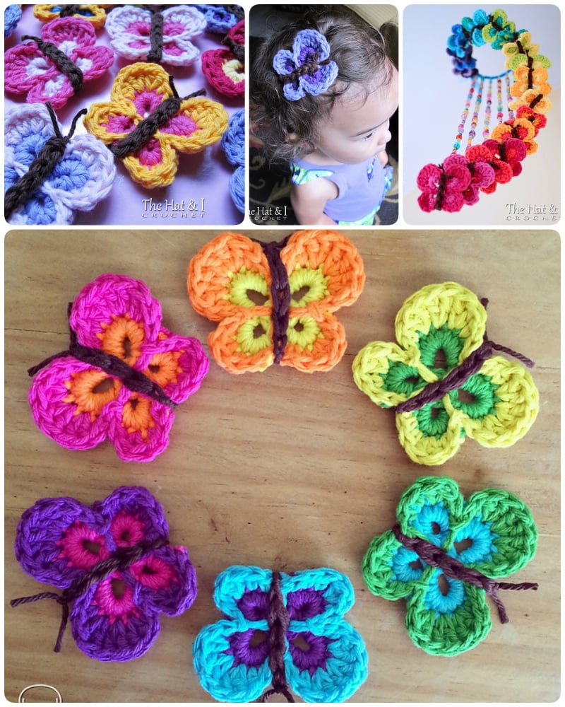 Crochet beautiful butterfly