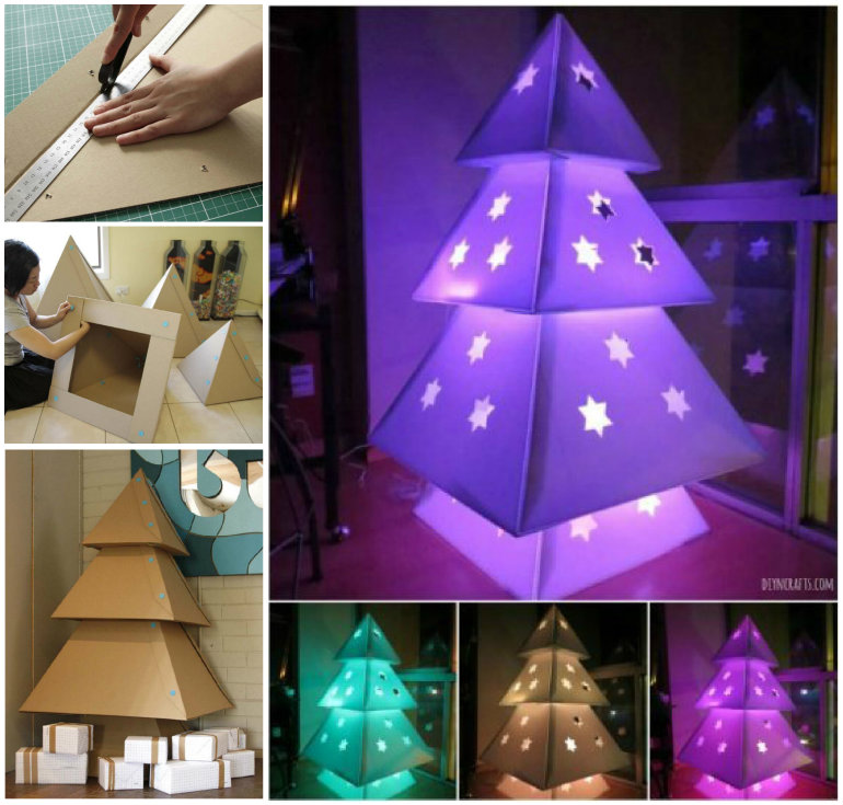 DIY-Cardboard-Christmas-Tree