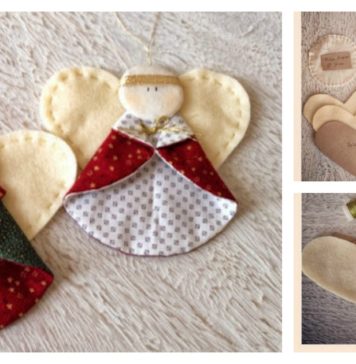DIY Christmas Angels Ornaments