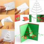 DIY Christmas Tree Pop up Greeting Card