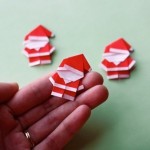 DIY Cute Origami Santa-4