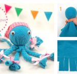 DIY No-Sew Fleece Octopus Craft