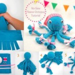 DIY No-Sew Fleece Octopus Craft