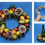 DIY Pretty Christmas Wreath with Newspaper