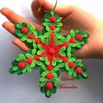 DIY Quilling Christmas Decoration -1