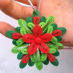 DIY Quilling Christmas Decoration -7