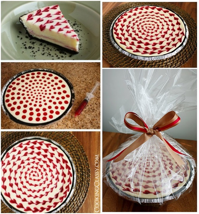DIY White Chocolate Raspberry Cheesecake