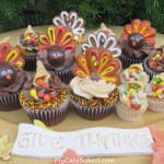 Gobble Gobble  Thanksgiving Turkey Cupcakes