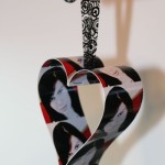 Heart photo ornament