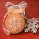 Merry Maraschino Cherry Snowflake Cookies