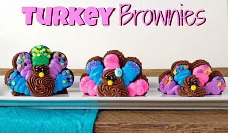 Simple Turkey Brownies