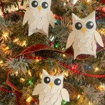 Snow Owls Christmas Ornament