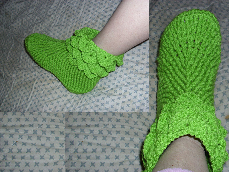 Crocodile Boots Free Crochet Pattern