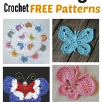 crochet butterfly with free pattern