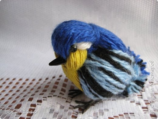 DIY Yarn Birdies