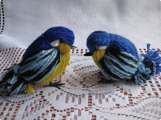 DIY Yarn Birdies