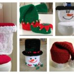 Crochet Bathroom Christmas Pattern