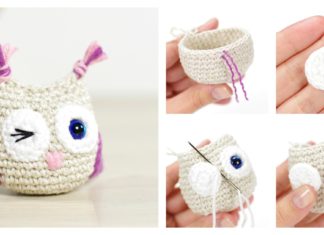 DIY Crocheted Owls with Free Patterns