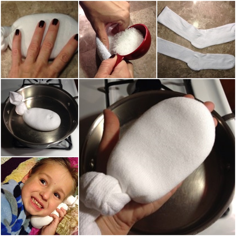 DIY Homemade Salt Sock for Ear Infection Natural Relief