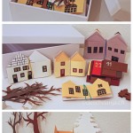 DIY My Winter City Paper Advent Calendar-1