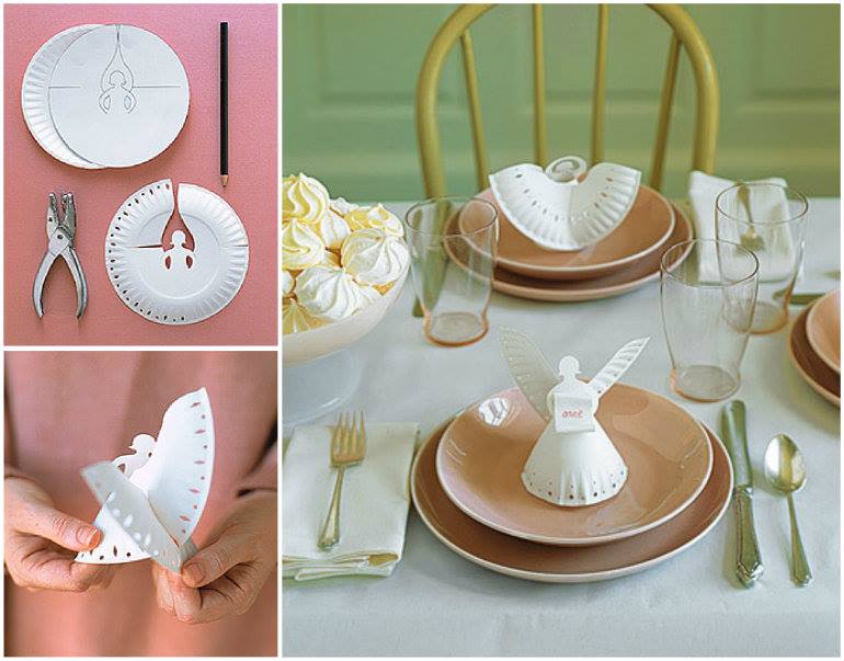 DIY Paper Plate Angels #Craft #Plate #Paper #Angels