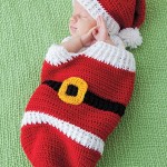 Little Santa Crochet Pattern Cocoon and Hat-1