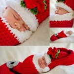 Little Santa Crochet Pattern Cocoon and Hat