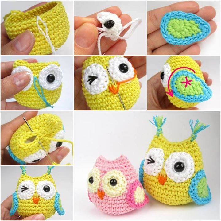 DIY Crocheted Owls – Free Patterns 