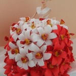 DIY Barbie Chocolate Bouquet dress-03