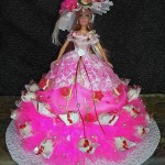 DIY Barbie Chocolate Bouquet dress-04