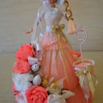 DIY Barbie Chocolate Bouquet dress-07