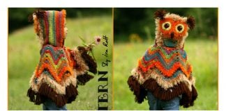 DIY Crochet Or Knit Cute Owl Kids Clothes