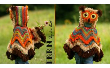 DIY Crochet Or Knit Cute Owl Kids Clothes