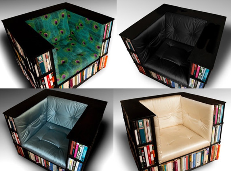 DIY a Bookshelf Chair For Bookworm