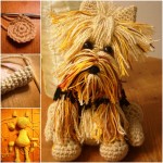 DIY Crochet  Adorable Amigurumi Stuffed Yorkie Dog with Free Pattern