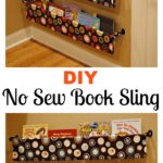 DIY No Sew Book Sling