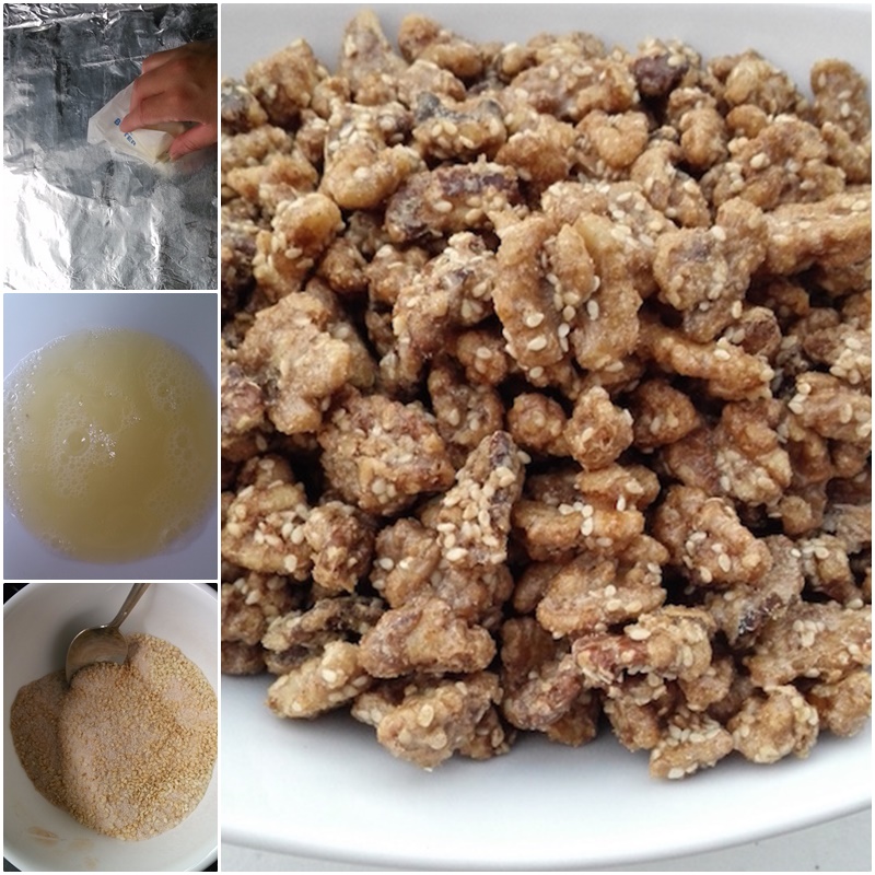 Toasted  Yummy Crispy Sesame Walnuts