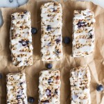 raspberry cheese cake-Tasty Yogurt Topping Ideas to Inspire Your Next kids Snack-Blueberry-Vanilla-Greek-Yogurt-Granola-Bars-006