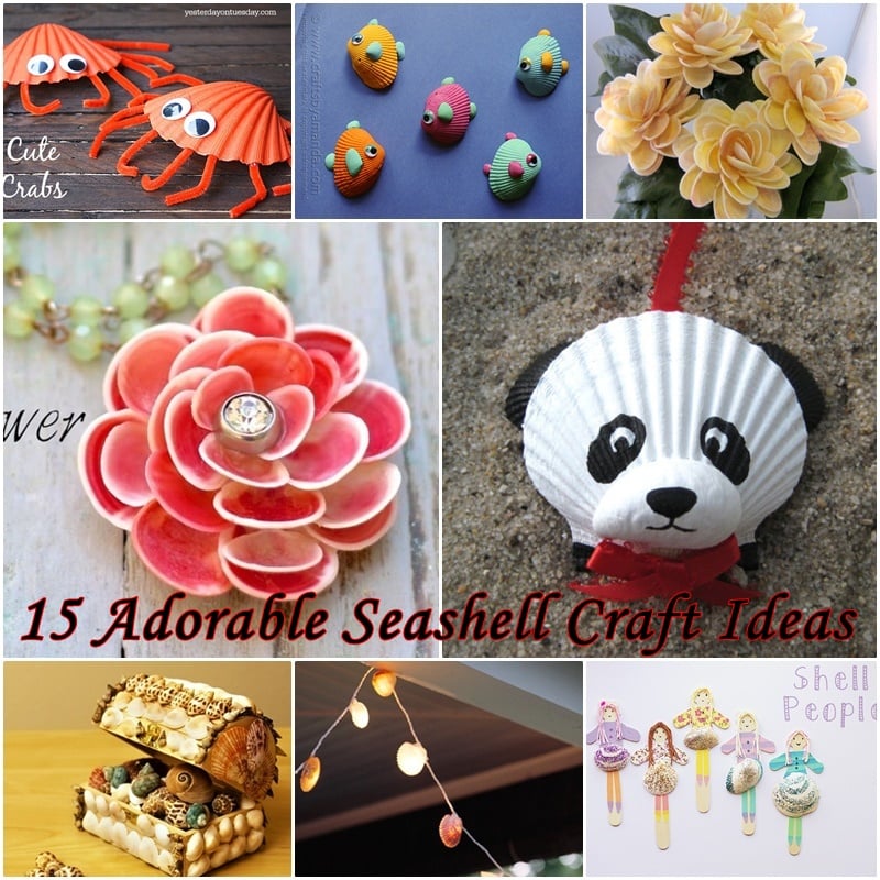 15 Adorable Seashell Craft Ideas