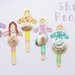 Adorable Seashell Craft Ideas-seashell-sea shell people