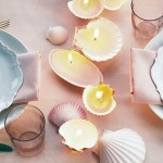 Adorable Seashell Craft Ideas candles