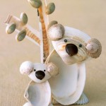 Adorable Seashell Craft Ideas koalas