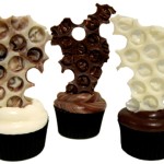 Bubble Wrap Chocolate Decorations for Cupcakes