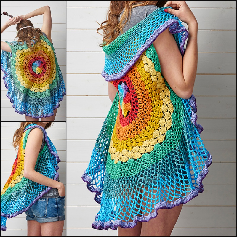 Free Crochet Patterns For Circular Vest