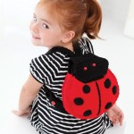 Crochet LadyBug Backpack