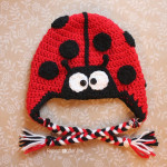 Crochet Ladybug Hat free Pattern