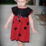 Crochet Ladybug dress