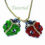 DIY Beaded LadyBug Pendant Tutorial